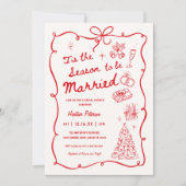 Droomkristal Kerst Bruidsdouche Kaart (Voorkant)