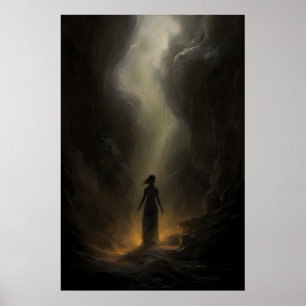 Droomlandschap Moody Muurkunst, Hemelse Olie Schil Poster