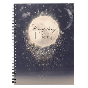 Droommaan Magie Kosmisch Manifestatie Dagboek Jour Notitieboek