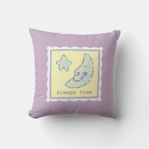 DroommaanMaan en Ster Slaap Tijden Baby Lavendel Kussen
