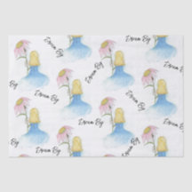 Droommeisje met gigantische bloem "Dream Big"