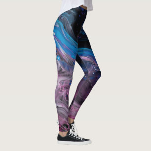 Droompatroon van waterverf wilde bloemen Dames Le Leggings