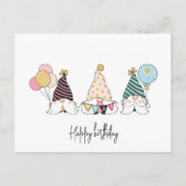 Droompje Kabouter Trio Gefeliciteerd Verjaardag Briefkaart (Voorkant)