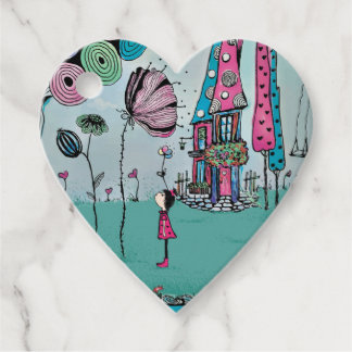 Droomprinses Hart Bedankjes Labels