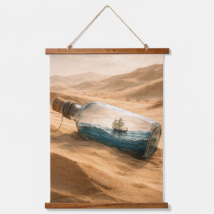 Droomreis Fles Wandkunst Hangend Wandkleed