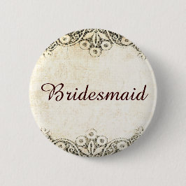 Droomrijke kant ronde button 5,7 cm