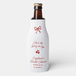 Droomrood Ze is het IJs op de Bruidstaart Bruidsdo Flesjeskoeler
