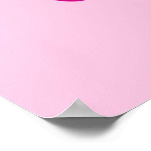 Droomroze Cupcake met Raspberry Yum! Poster (Hoek)