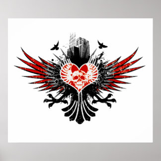 Droomstad (rood) poster