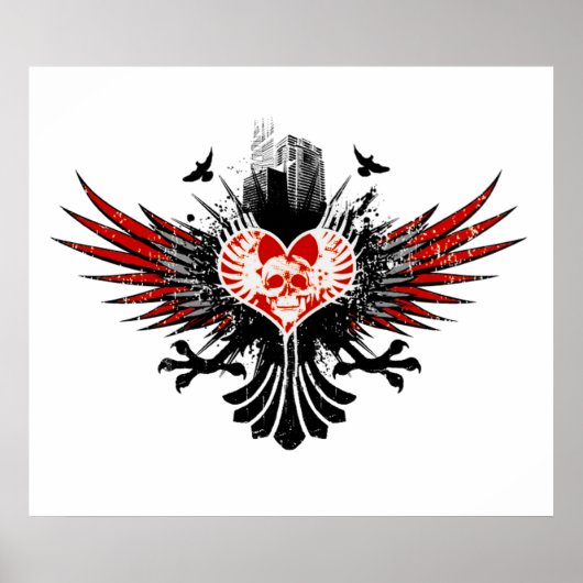 Droomstad (rood) poster (Voorkant)