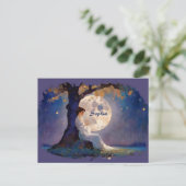 Droomster in het maanlicht - Serene Nachtelijke He Briefkaart (Staand voorkant)