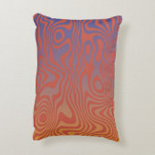 Droomstroom abstract trippy patroon - Nr. 01 Accent Kussen (Achterkant (Verticaal))