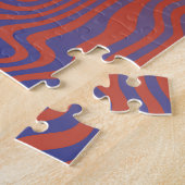 Droomstroom abstract trippy patroon - Nr. 01 Legpuzzel (Zijkant)