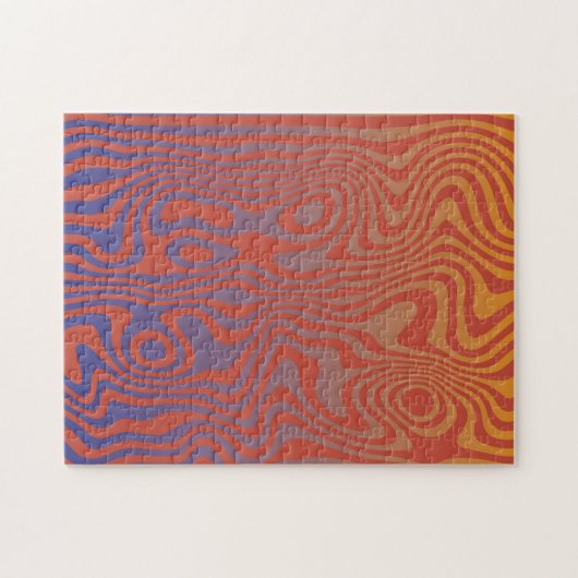 Droomstroom abstract trippy patroon - Nr. 01 Legpuzzel (Horizontaal)