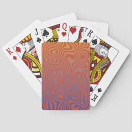 Droomstroom abstract trippy patroon - Nr. 01 Pokerkaarten