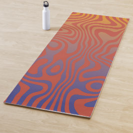 Droomstroom abstract trippy patroon - Nr. 01 Yogamat