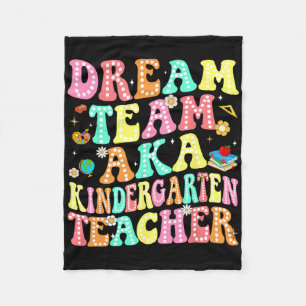 Droomteam AKA Kleuterleidster CK naar school M Fleece Deken