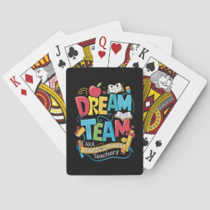 Droomteam Kleuterleidsters terug naar school Pokerkaarten