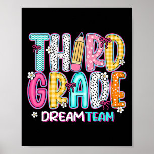 Droomteam van de derde klas terug naar school eers poster