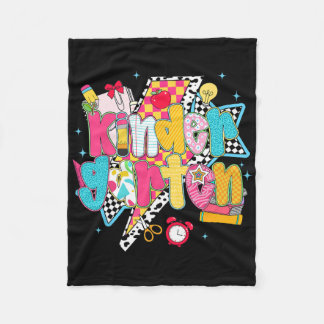 Droomteam van voorbereidende kleuterschool terug n fleece deken