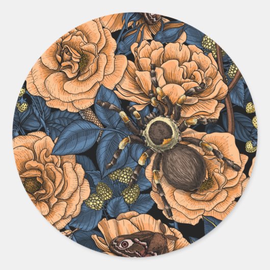 Droomtuin 2 ronde sticker (Voorkant)