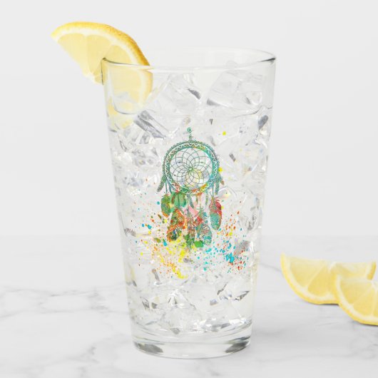 Droomvanger spatpaint glas (Voorkant ijs)
