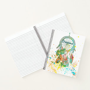 Droomvanger spatpaint notitieboek