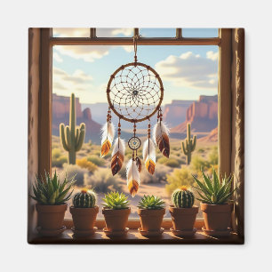 Droomvanger, Woestijncanyons, Cactussen Magneet