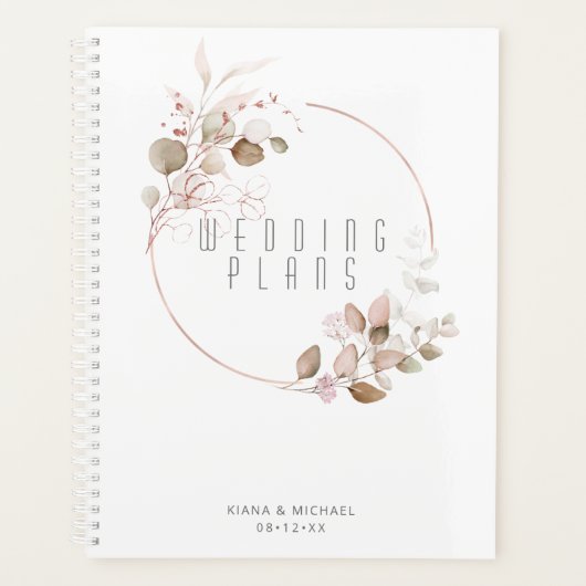 Droomvezel Wedding Blush Pink ID817 Planner (Voorkant)