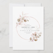 Droomvezel Wedding Blush Pink ID817 Save The Date (Achterkant)