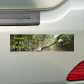 Droomvlakte van het regenwoud bumpersticker (Op auto)
