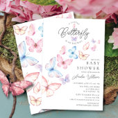 Droomvlinder Baby Shower Uitnodiging