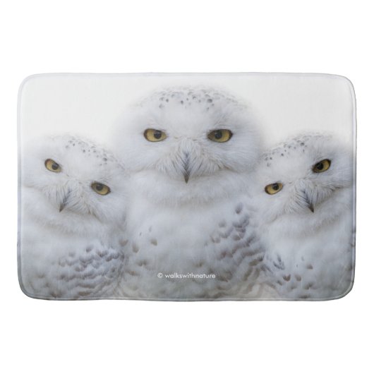 Droomvrouw Wisdom van Snowy Owls Badmat (Voorkant)