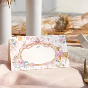 Droomwereld Bosdieren Meisje Baby Borrel
