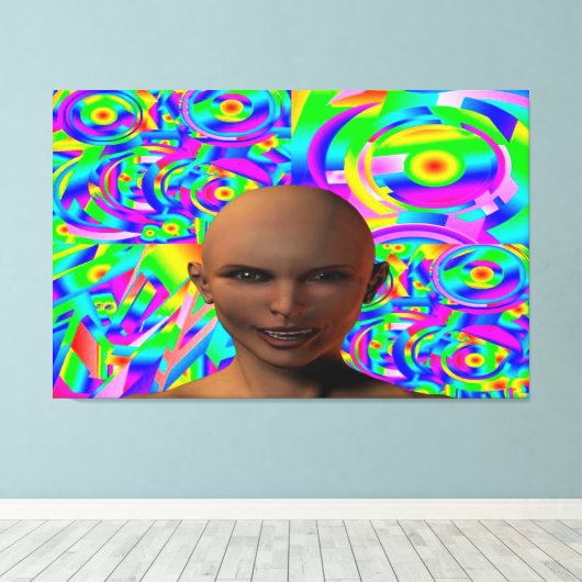 Droomwereld Canvas Afdruk (Insitu (Houten vloer))