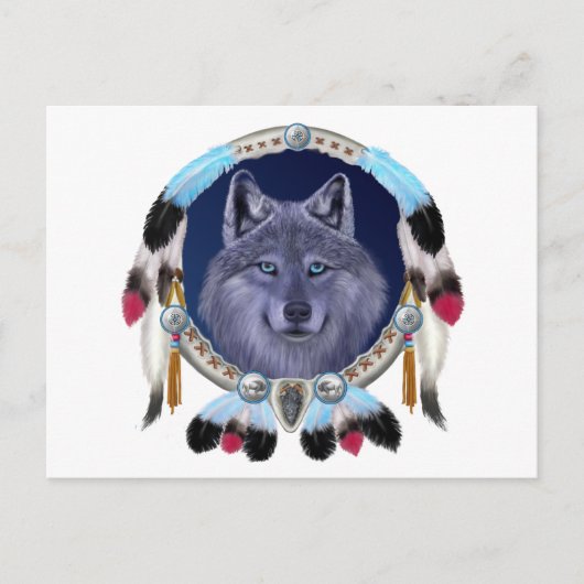 DROOMWOLF BRIEFKAART (Voorkant)