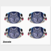 DROOMWOLF OVALE STICKER (Vel)