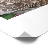 Droomy geïnspireerd Roos Fairy Poster (Hoek)