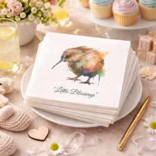 Droomzuchtige Kiwi Vogel Baby Borrel Sweet Pipi Servet