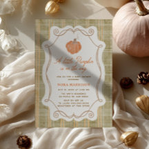 Droomzuchtige Kleine Pompoen Baby Shower
