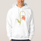 Drooping Flower Mannen Hoodie (Voorkant)