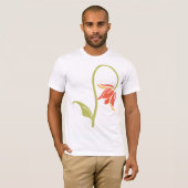Drooping Flower Mannen T-shirt (Voorkant volledig)