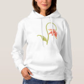 Drooping Flower Vrouwen Hoodie (Voorkant)