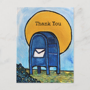 Drop Box Mail Illustratie Briefkaart