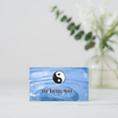 Drop d'eau Yin Yang Carte de visite (Debout devant)