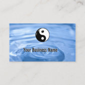 Drop d'eau Yin Yang Carte de visite (Devant)