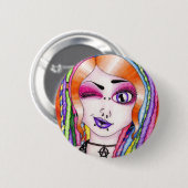 Drop Dread Prachtige Ronde Button 5,7 Cm (Voorkant /achterkant)