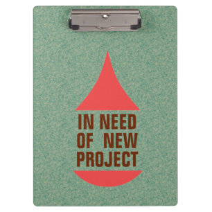 Drop icon Need Project Red Klembord