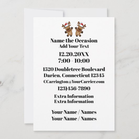 DROP IN Christmas Invitation (Dos)