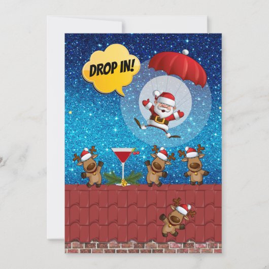 DROP IN Christmas Invitation (Devant)